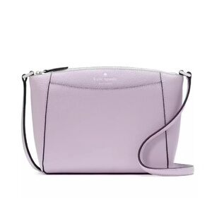 New Kate Spade Monica Pebbled Leather Crossbody Violet Mist